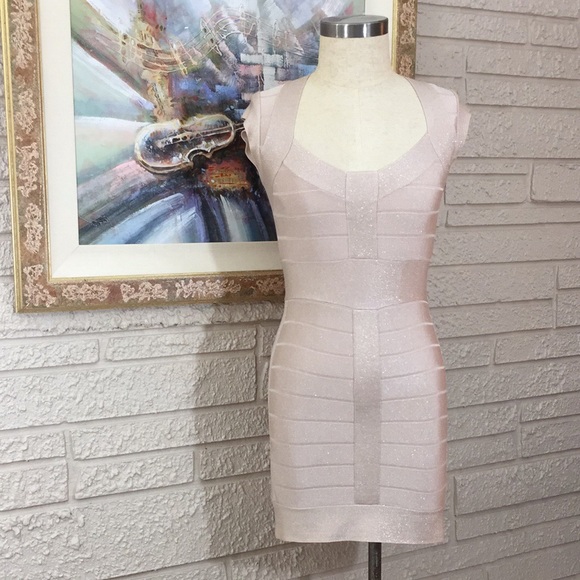 French Connection Spotlight Bandage BodyCon Dress - Picture 2 of 15